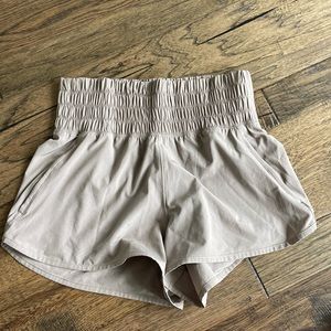Abercrombie YPB ultra high rise workout shorts
